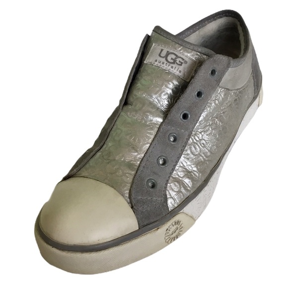 ugg silver sneakers